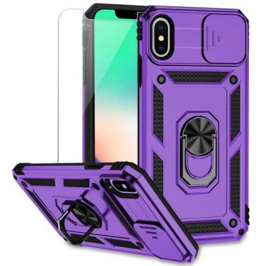 Imagem de Capa M MAIKEZI para iPhone XS Max com proteção contra quedas de camada
