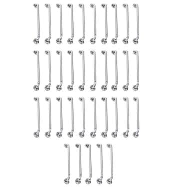 Imagem de Alça De Apoio Barra Inox 80cm Segurança Kit 34 Unidades Acessibilidade Gestante