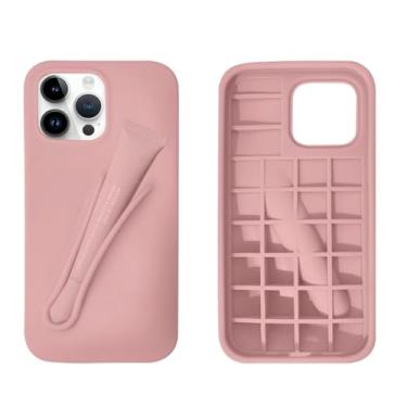 Imagem de Capinha Lip Case Compativel com iPhone 13 Pro Max Porta Gloss ou Batom Silicone Macio Resistente Premium