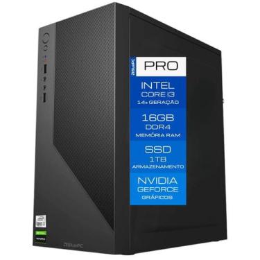 Imagem de Computador BluePC PRO - Intel Core i3 14100f (14ª Geração), 16GB DDR4,