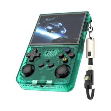 Imagem de Console De Jogo Retro Portátil Para Crianças R36S Com Tela IPS De 3,5 