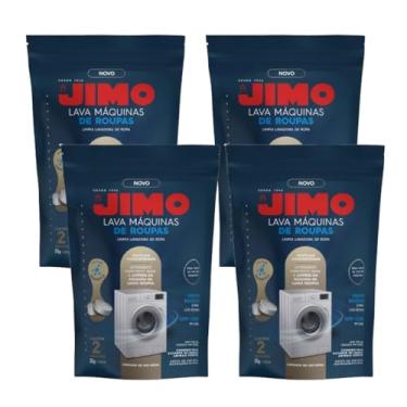 Imagem de Kit 4 Limpa Máquinas De Lavar Roupas 8x20g Remove Resíduos Manchas Sujeiras Fiapos Cabelos Sem Cloro Pastilha Concentrada Limpador Uso Geral