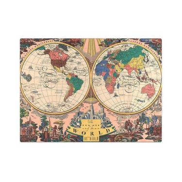 Imagem de Quebra-Cabeça O Novo Mapa Do Mundo 1000 Peças - Toyster