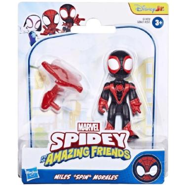 Imagem de Boneco Articulado Miles Morales Com Teia - Spidey Amazing Friends - Hasbro