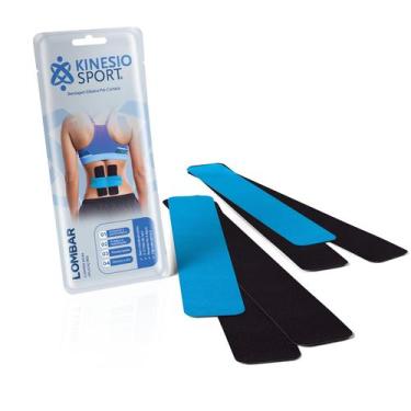 Imagem de Bandagem Elástica Adesiva Pré cortada Lombar Kinesiosport - Kinesiospo