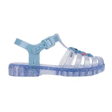 Imagem de Sandália Grendene Infantil Meninas Stitch Transparente Glitter, Vidro,