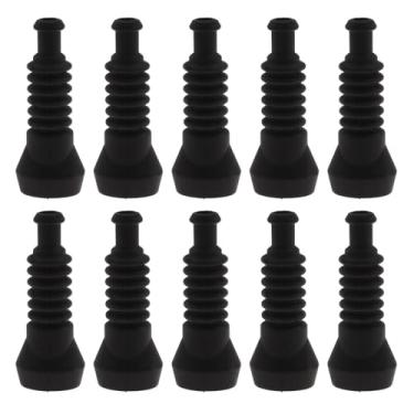 Imagem de Edinstry Pacote com 10 conectores automotivos bidirecionais impermeáveis para botas – Tampa de silicone à prova de poeira para proteção do chicote elétrico do carro