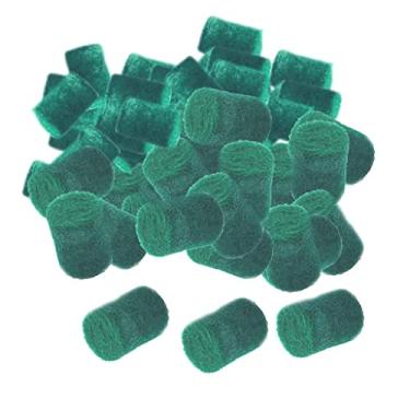 Imagem de gazechimp Feltros de saxofone saxofone alto tenor peças de instrumento de sopro de madeira, Verde_50 pçs