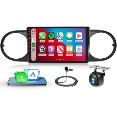 Imagem de Rádio de carro estéreo para Toyota Scion xB 2007-2019 2G + 64G, tela sensível ao toque de 9 polegadas/Android 15/Wireless CarPlay/Android Auto/DSP EQ/Navegação GPS/WiFi/Bluetooth/SWC/FM/RDS/HD