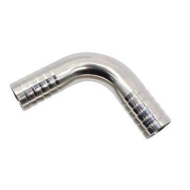 Imagem de 1 peça 12,7 14 16 19 25 32 38 mm mangueira farpa 304 aço inoxidável 90 graus cotovelo curva tubo conector de encaixe (38 mm)