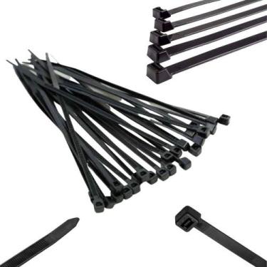 Imagem de Kit 150 Cintas Plástica 40X7,6 Fita Braçadeira Cinta Herman - Startool