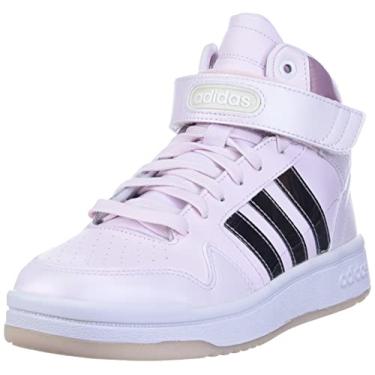 Imagem de adidas T nis de basquete feminino p s-move m dio, Quase rosa/prata met lico/malva m gica, 7