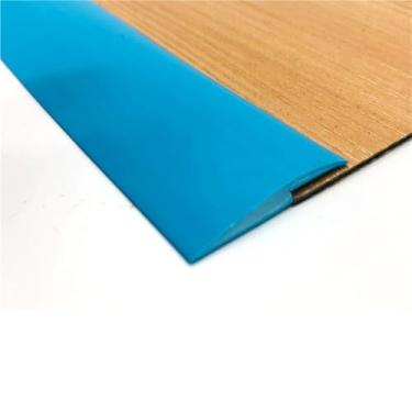 Imagem de GQQGSHOP Tira autoadesiva de transição de piso de carpete de 1,8 m, faixa limite para porta, acabamento de borda de carpete de piso, adequada para transições de limite com uma diferença de altura