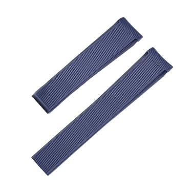 Imagem de AEHON Pulseira impermeável de 22 mm para relógio Tag Heuer Aquaracer 300 Way201b (azul, 22 mm)