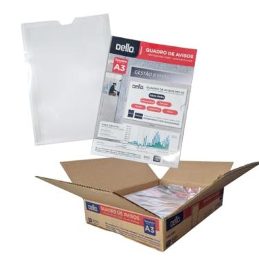 Imagem de Quadro De Avisos A3 Cristal, Dello, 0533.H.0012C, Cristal - Caixa com 12 unidades