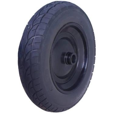 Imagem de Pneu Maciço Aro 8 325-8 Uso Carrinho Mão Carriola Pneu Eva PU - BUFFAL