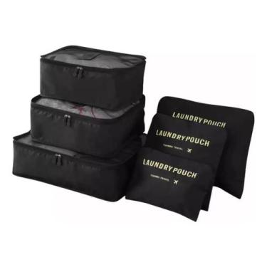 Imagem de Kit 2 Organizadores De Malas De Viagem / 6 Peças Cor Sortida - VIVAXX