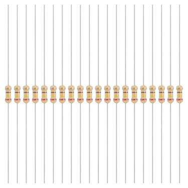 Imagem de YOKIVE 200 peças 1/4W (0,25 Watts) 240 Ohm 5% de resistor de filme de carbono, resistor fixo único de filme de carbono | Ótimo para dispositivos eletrônicos DIY, placas de circuito, sensores