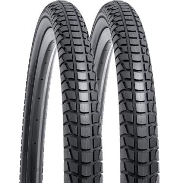 Imagem de YUNSCM 2 peças de pneus de bicicleta de estrada de 66 cm 26 x 1,95 (53-559) compatíveis com pneus de bicicleta de estrada 26 x 1,95 26 x 2,0 (YU-918)