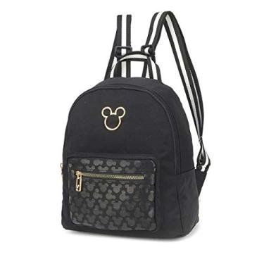 Imagem de MOCHILA FEMININA MICKEY MOUSE NYLON BMK78482 PRETA