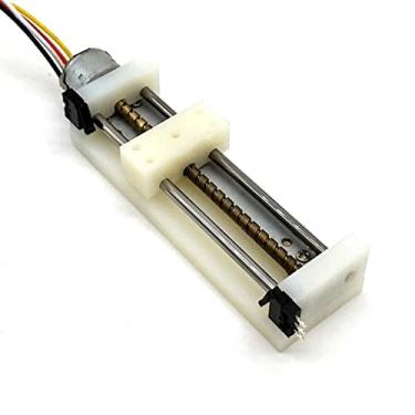 Imagem de Step Gear Micro Slide Screw Stepper Electronic Starter, Optical Drive Stepper Electronic Starter with Limit Switch Science Experiment Impressora 3D Eletrônica Starter Slider Electronic Starter