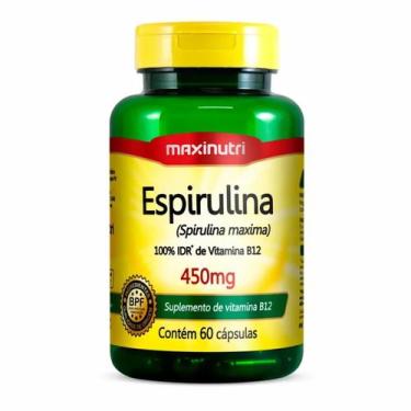 Imagem de Spirulina 180x800mg - MAXINUTRI
