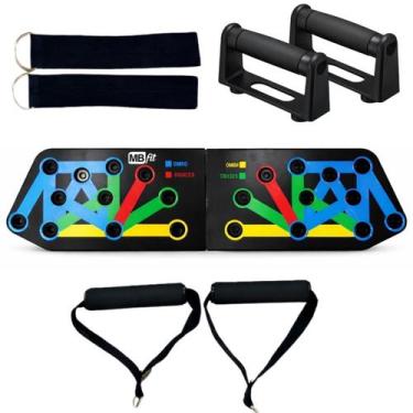 Imagem de Prancha Flexão De Braço Suporte Apoio Musculação Treino Resistencia Ap