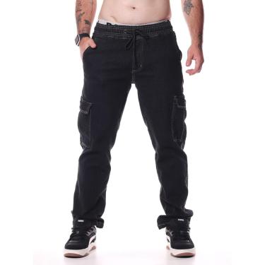Imagem de Calça Jeans Bali Hai Cargo Elastico-Unissex