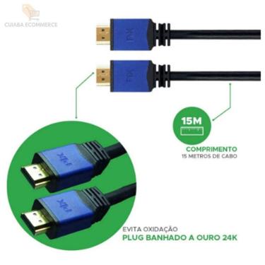 Imagem de Cabo Hdmi Macho 2.0 15 Metros Para Monitor