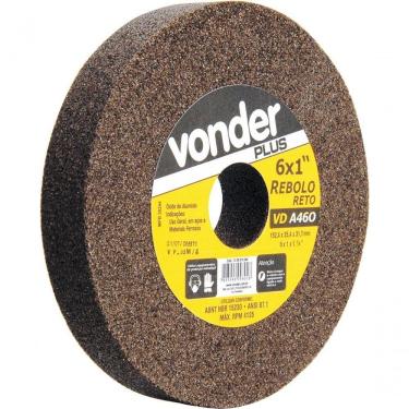 Imagem de Rebolo Reto 152,4x19,0x31x8 G46 Marrom Uso Geral Vonder Plus