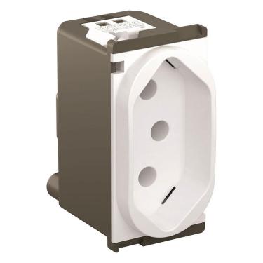 Imagem de Tomada 2p+t Pb 10a Nereya Branco - 663050 - Pial Tomada 2p+t Pb Ny Br 10a Nereya Pial