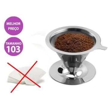Imagem de Filtro Coador de Café Inox - Tamanho 103 - MJ