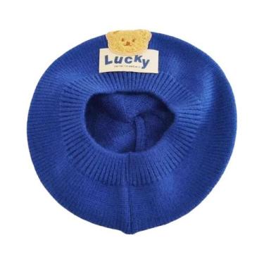 Imagem de Gorro De Inverno Quente Para Meninas Bebês, Chapéu De Malha Com Flor, 