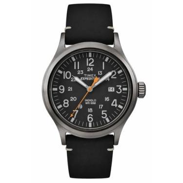 Imagem de Relógio Timex Expedition Scout 40mm Pulseira de Couro Preto