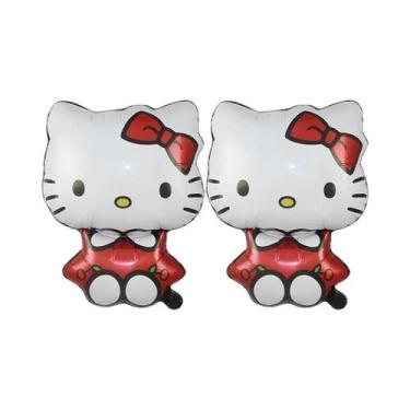 Imagem de Balões De Folha Hello Kitty Kuromi 2 Peças Decoração Fofa Para Festa D