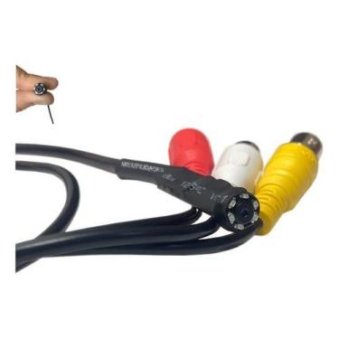 Imagem de Mini Micro Camera Com Led Ahd 1.3 Mega Pixel Ahd-m - MB, Preto