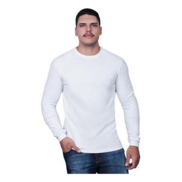 Imagem de Camisa Térmica Segunda Pele Proteção Solar Uv - Techmalhas, Branco, M
