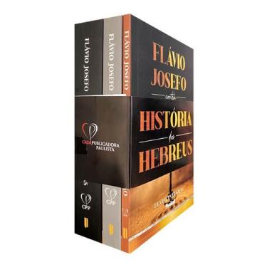 Imagem de Livro - Livro box c/ 3 livros - a historia dos hebreus Flávio Josefo