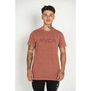 Imagem de Camiseta RVCA M/C Big Rva Stone Vinho-Vinho-G-Masculino
