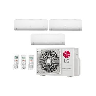 Imagem de Ar Condicionado Multi Split Inverter Hi Wall LG 21000 BTUs (2x7000+9000) Quente/Frio Z3UW21GFB1.AWGZBR1 - 220V