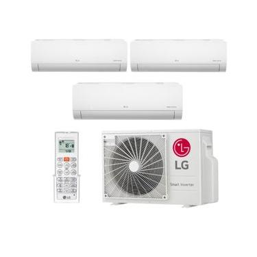 Imagem de Ar Condicionado Tri Split Inverter LG 21000 BTUs (9000 Hi Wall + 9000 Hi Wall + 12000 Cassete 1 Via) Quente/Frio Z3UW21GFB1.AWGZBR1  220V