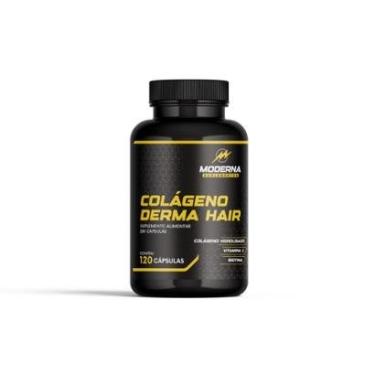 Imagem de Colágeno Derma Hair Moderna Suplementos 120 Cápsulas-Unissex