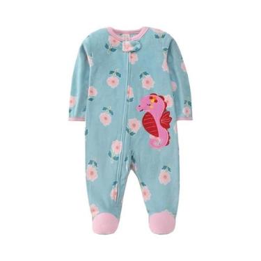 Imagem de Macacão de Lã para Bebê com Zíper - Pijama Infantil para Primavera/Out
