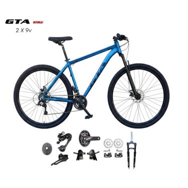 Imagem de Bicicleta Aro 29 Gta Start Aluminio Kit 2x9 Gta Sunrun K7 Freio Disco Garfo com Trava-Unissex