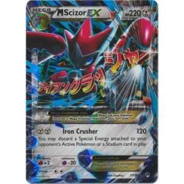 Imagem de Cartão colecionável Pokemon Mega-scizor-EX XY Breakpoint 77/122