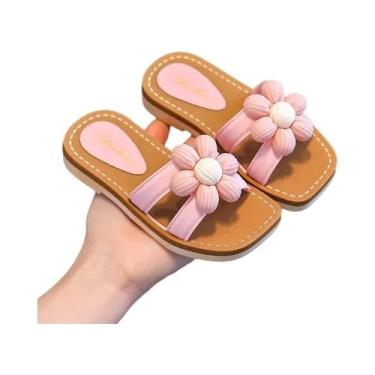 Imagem de Chinelos De Praia Para Meninas Com Estampa De Desenhos Animados, Solad