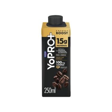 Imagem de Bebida Láctea YoPRO Danone Energy Boost Sabor Café Expresso 250ml, Caf