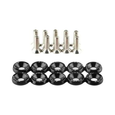 Imagem de Kit De Arruelas Sextavadas Universais De Alumínio M6 X 20mm, 20 Peças,