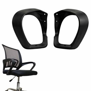 Imagem de Braços de Cadeira Escritorio Apoio Confortavel Resistente Ergometrico Trabalho Casa Sala Estudo