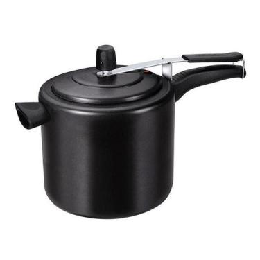 Imagem de Panela de Pressão Black Antiaderente 10L Fortaleza, 10L, Preto